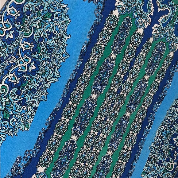 BLUE DETAILED DRESS - Picture 3 of 4